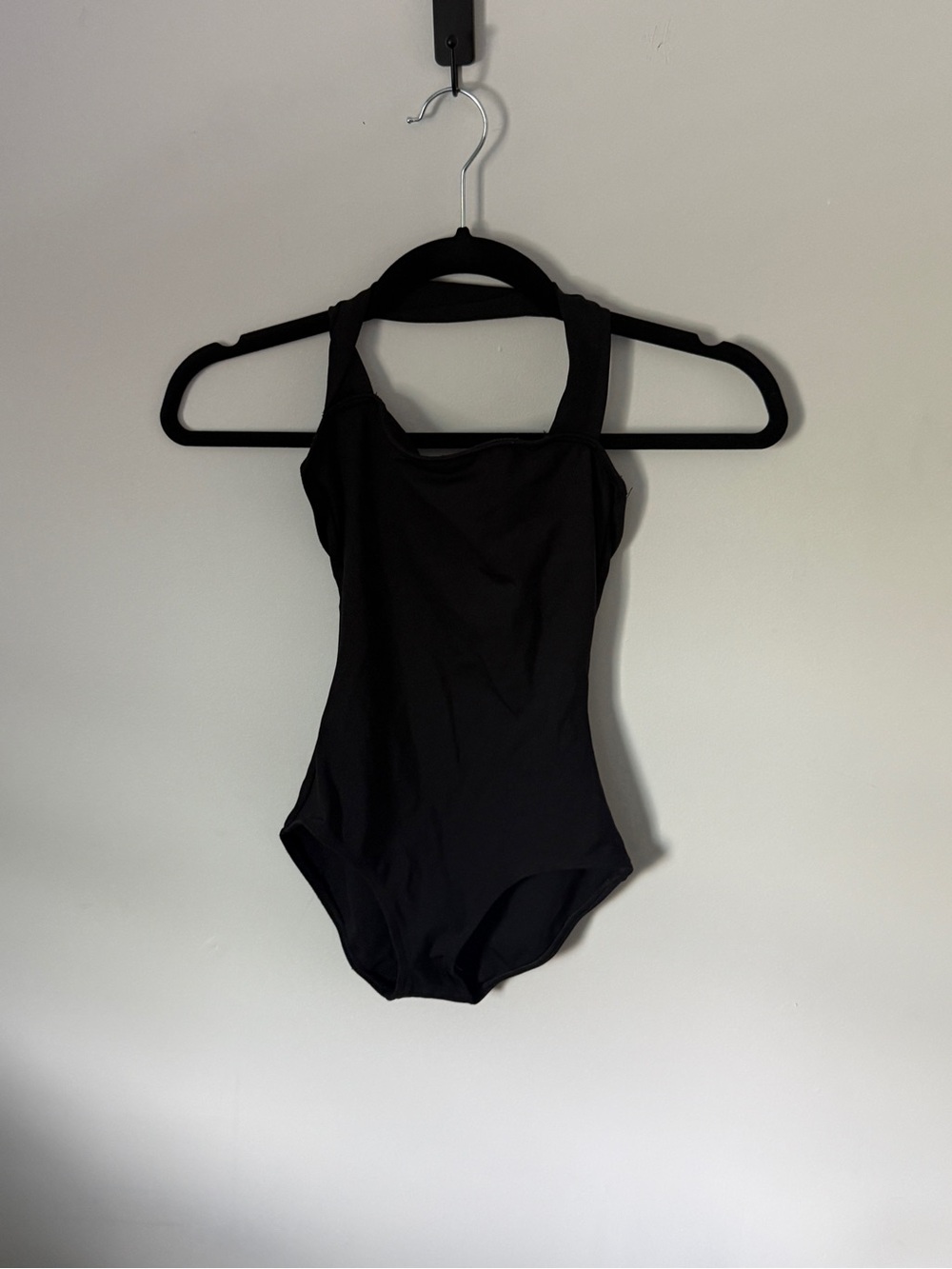 Capezio Black Halter-Style Dance Bodysuit